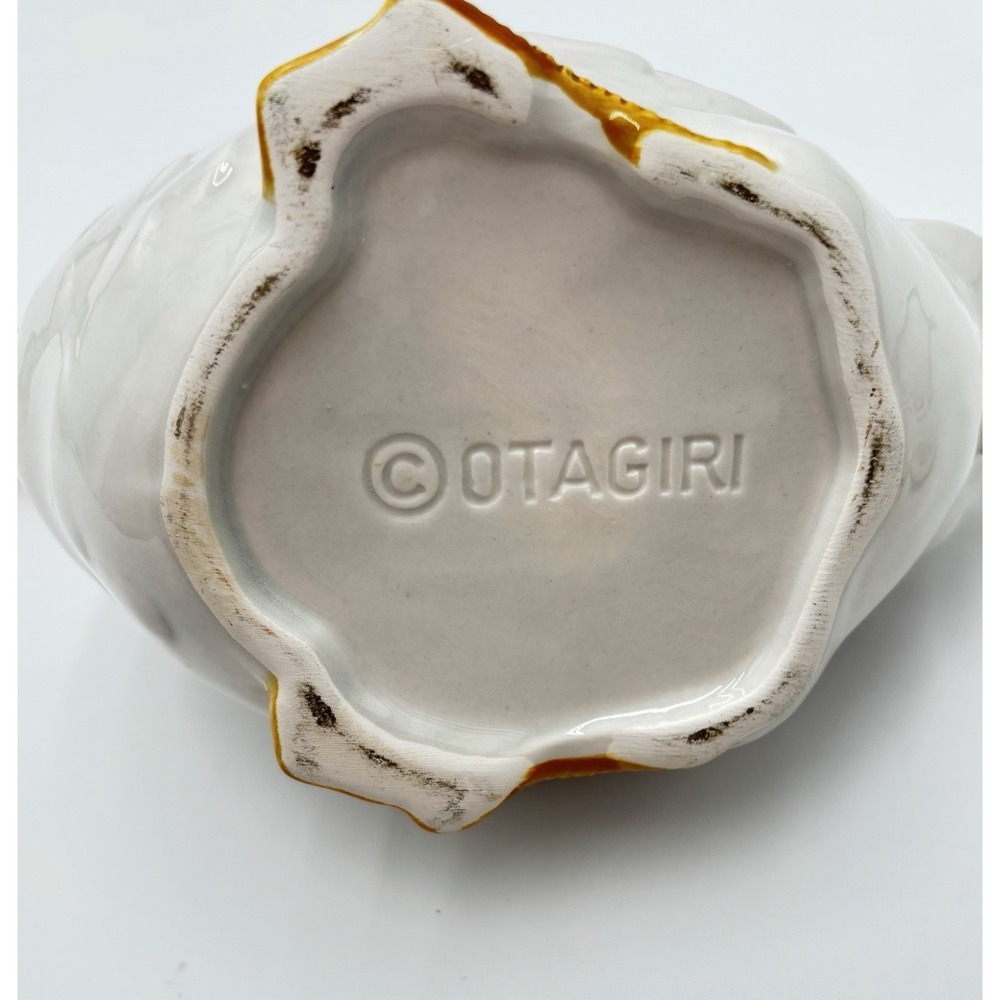 Vintage Otagiri Goose Teapot Ceramic White Duck Tea Pot Japan Farmhouse Cottag - Picture 9 of 9
